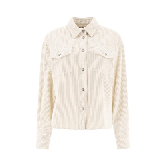 Jacob Cohen Velvet Overshirt for Women Label Size 42